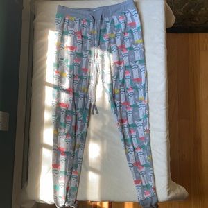 llama pajama pants